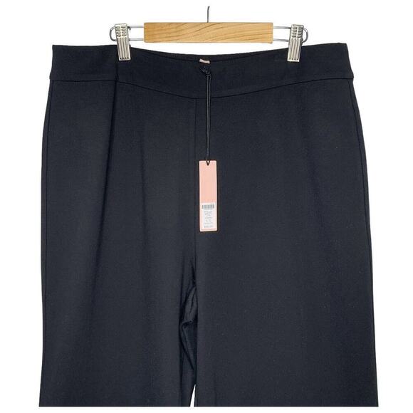 Chico Black Label Flare Pull-On Pants Womens Size Large SHORT Black NWT $139 - Picture 2 of 11